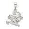 Sterling Silver Chinese Dragon Pendant Charm Jewelry 25mm x 16mm
